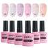 glitter rubber base gel