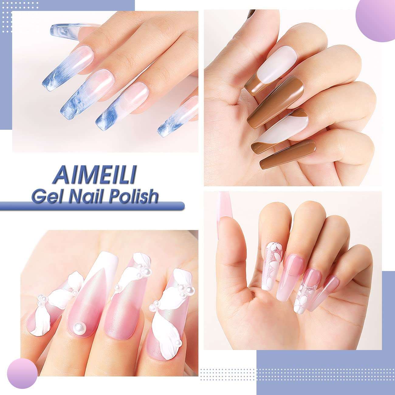 5pcs Nail Art Liner Pennelli Manicure Drill Drawing Nails Pen