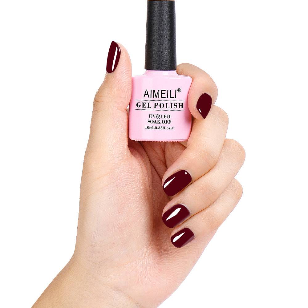 best dark red nail polish 