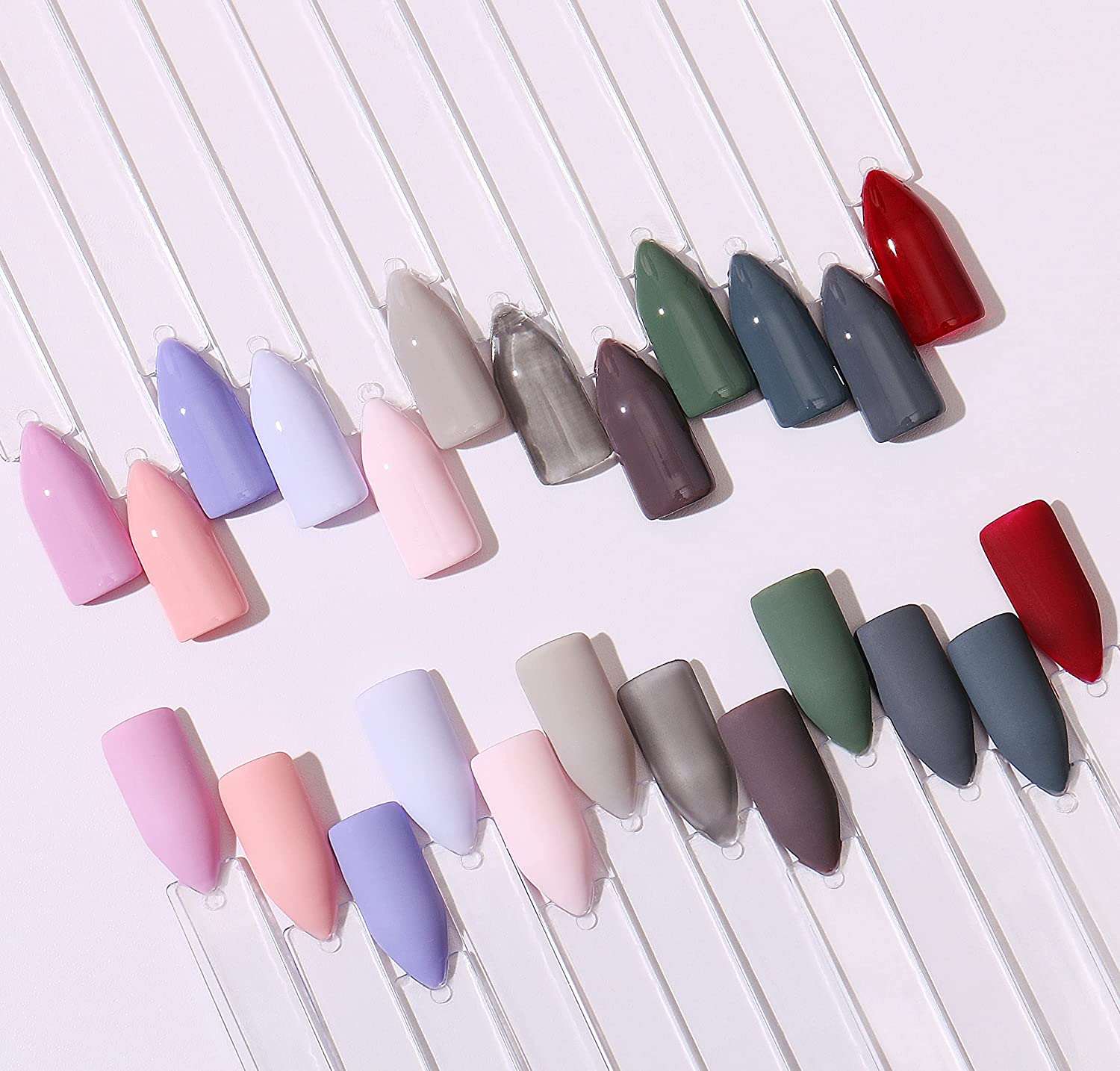 pastel nail polish set