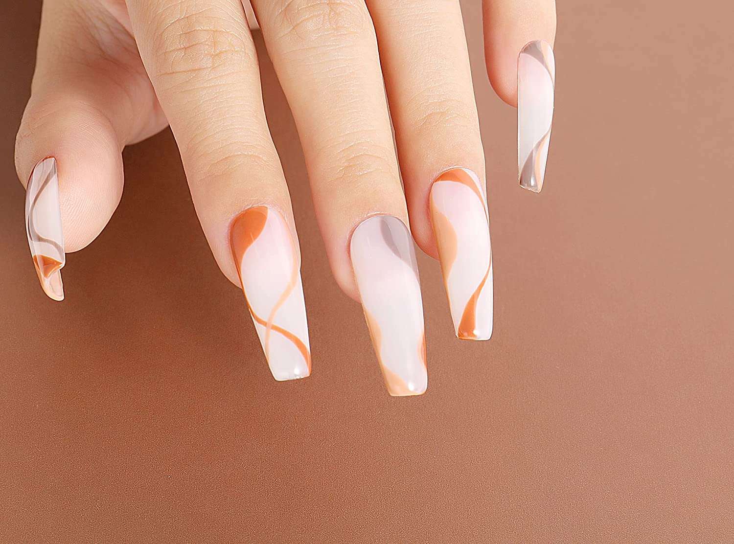 bright orange nail polish 