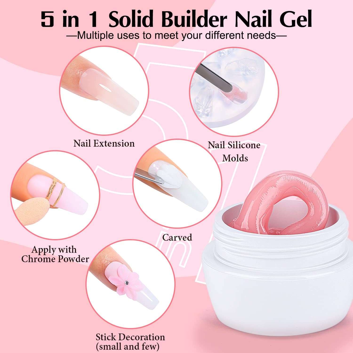 solid builder nail gel