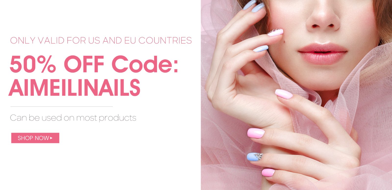 AIMEILI Gel Polish 50% off Code for US