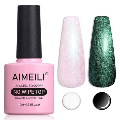 AIMEILI Pearl Top Coat Gel nail polish BKT003