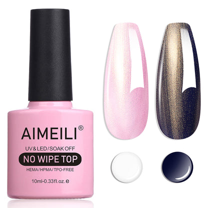 AIMEILI Pearl Top Coat Gel nail polish BKT008