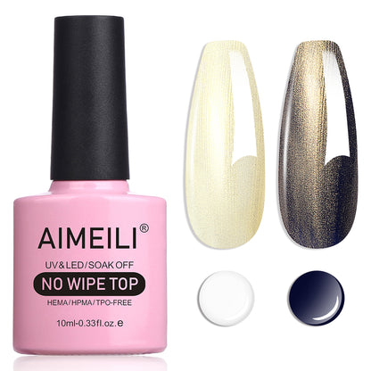 AIMEILI Pearl Top Coat Gel nail polish BKT011