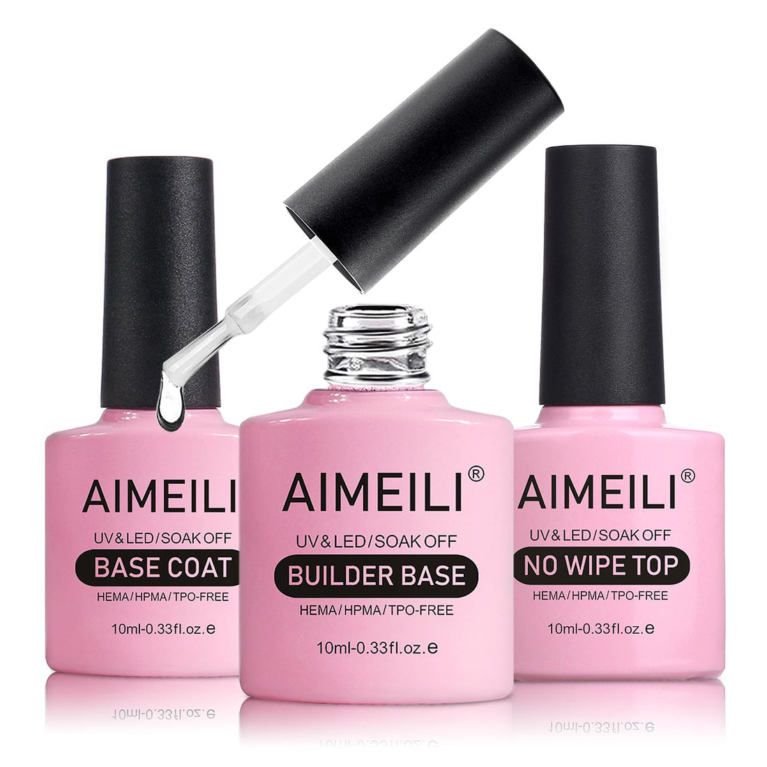builder gel base coat and top coat