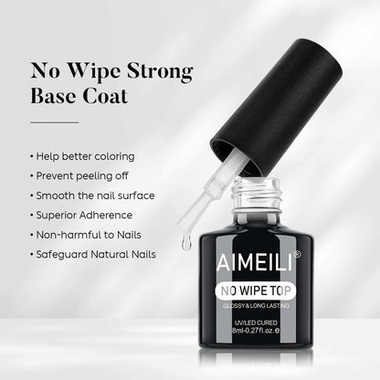 Aimeili Gel Base  and Top Coat 8ml