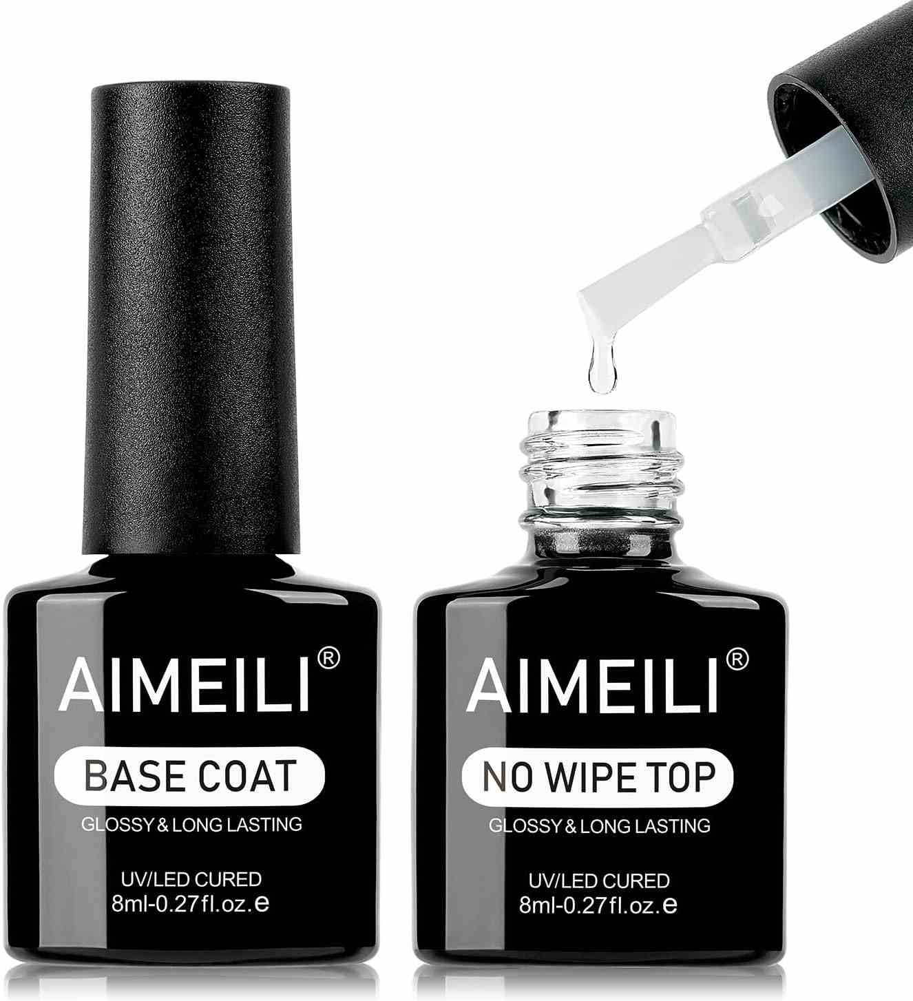 Aimeili Gel Base  and Top Coat 8ml