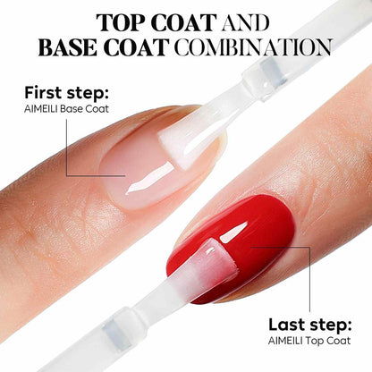 Aimeili Gel Base  and Top Coat 8ml