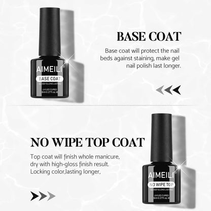 Aimeili Gel Base  and Top Coat 8ml