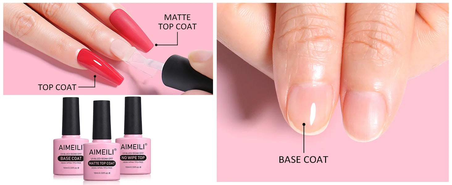 gel base and top coat sensationail​