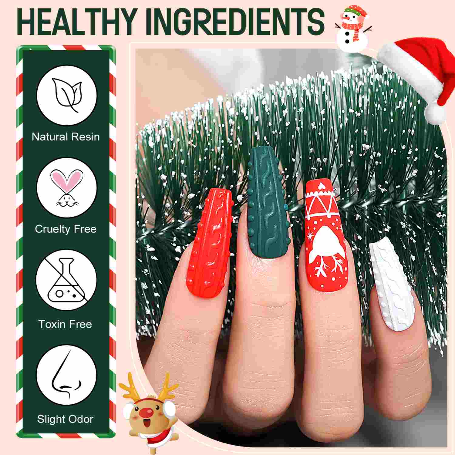 AIMEILI Christmas Gel Set 6×5ml – Kit 111