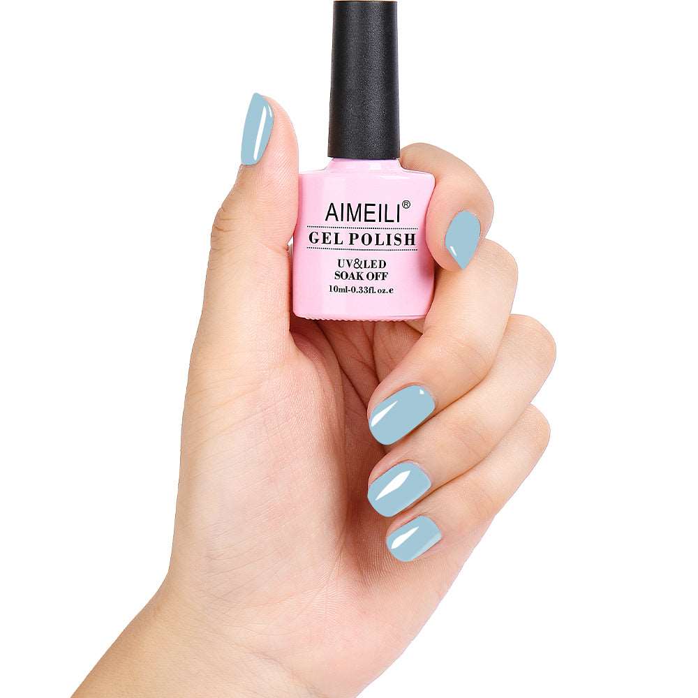 83 Light Blue LV – Nails By Esmie