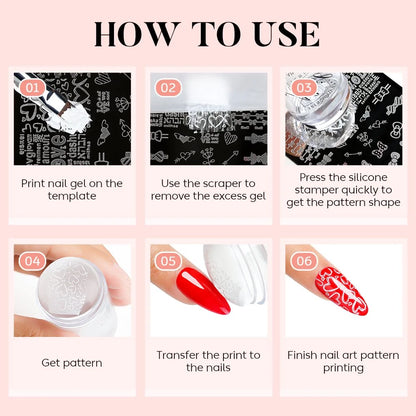 how to use nail stamps