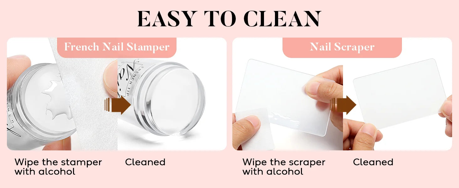 easy to clear nail stamper