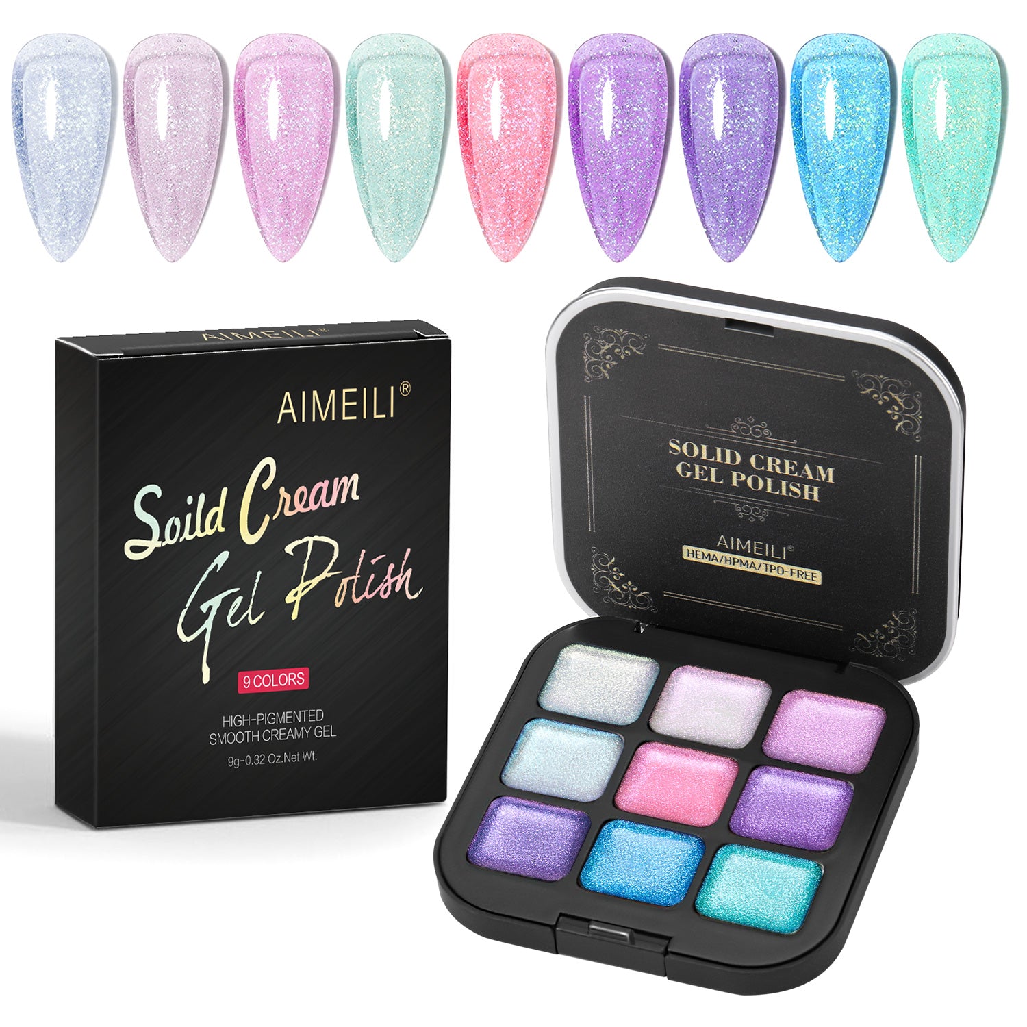 Aimeili Hema Free Solid Cream Gel Polish GTKIT008