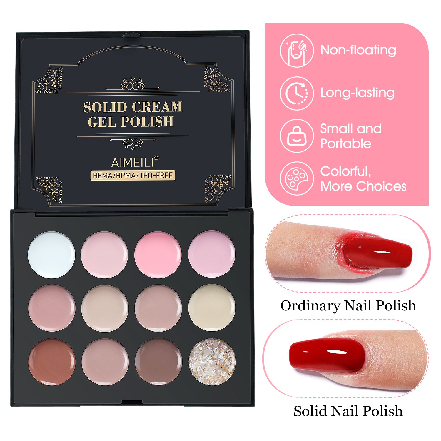 Solid Cream Gel Polish-GTKIT015