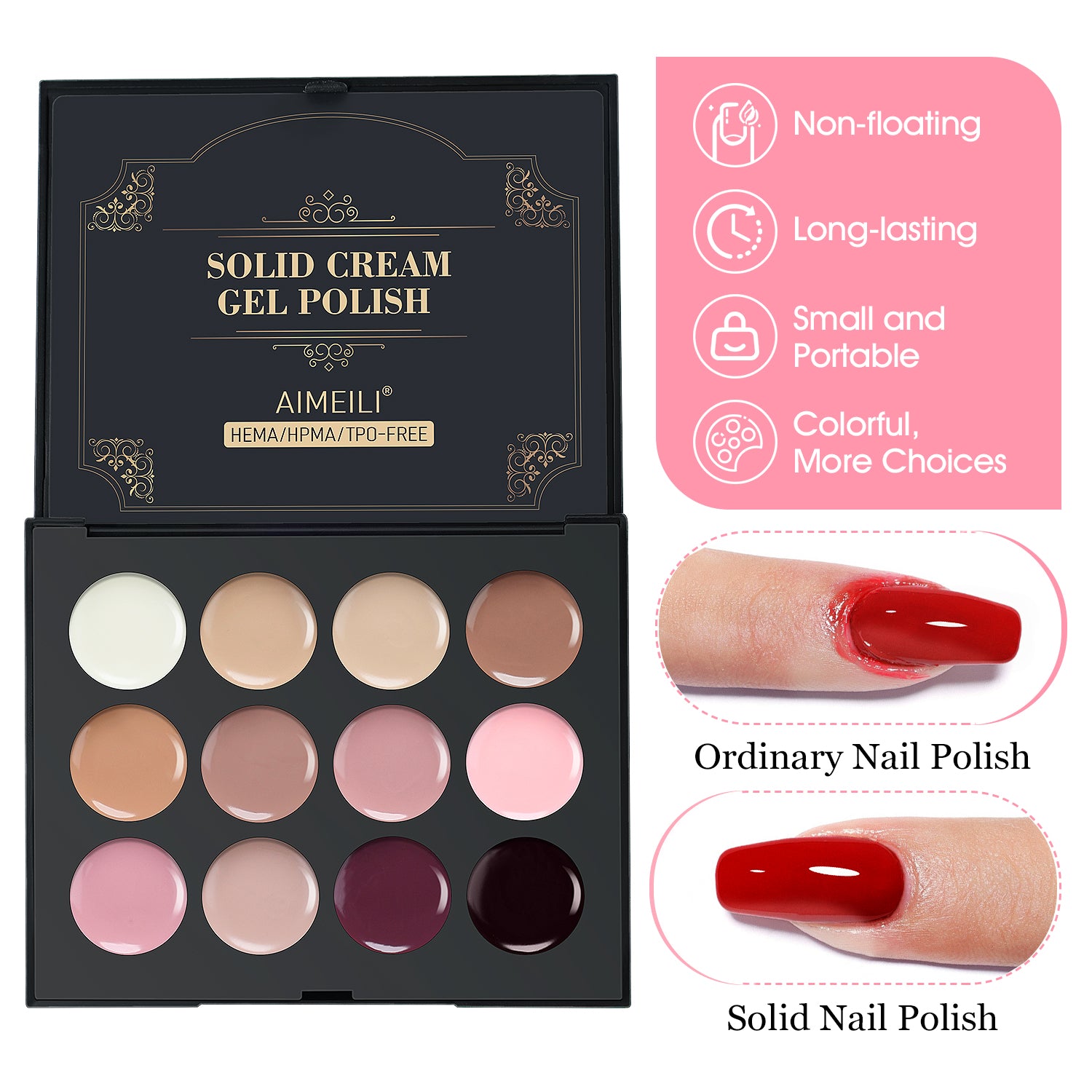 Solid Cream Gel Polish-GTKIT016