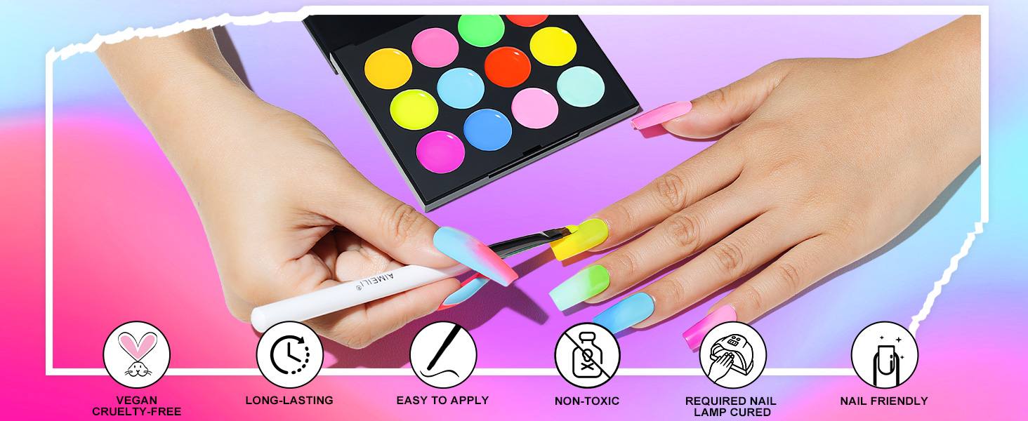 best solid cream gel polish palette