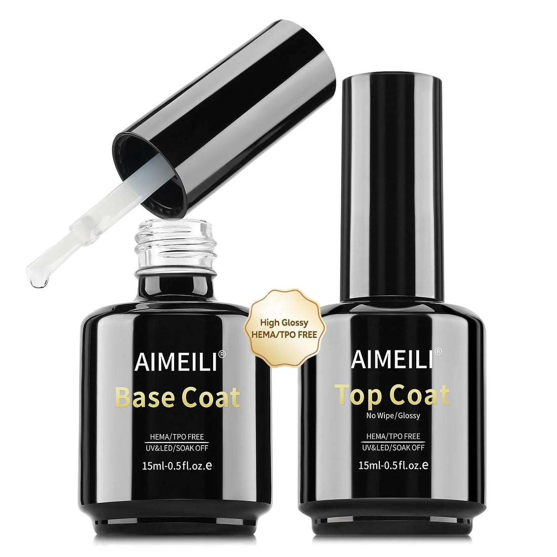 AimeiliHEMA/TPO FREE Base and Top coat 15ml