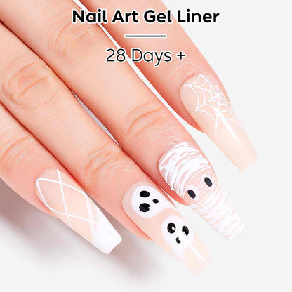 AIMEILI White Nail Art Liner Gel