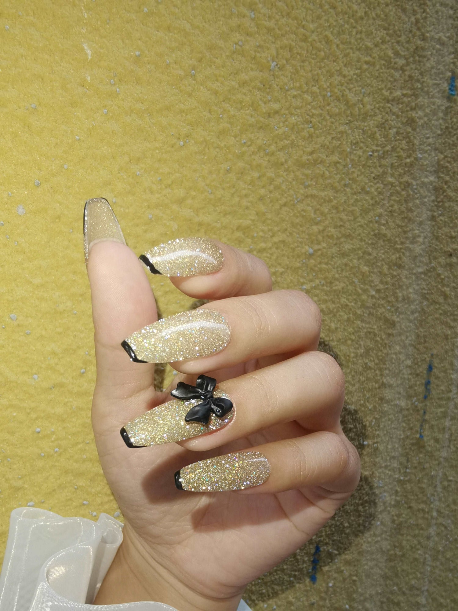 reflective glitter nail designs