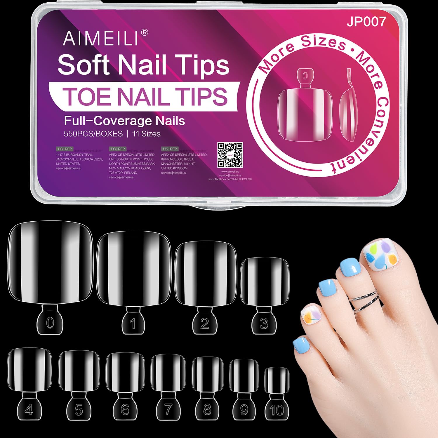 toe nail tips
