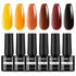 Aimeili fall colors jelly gel polish set