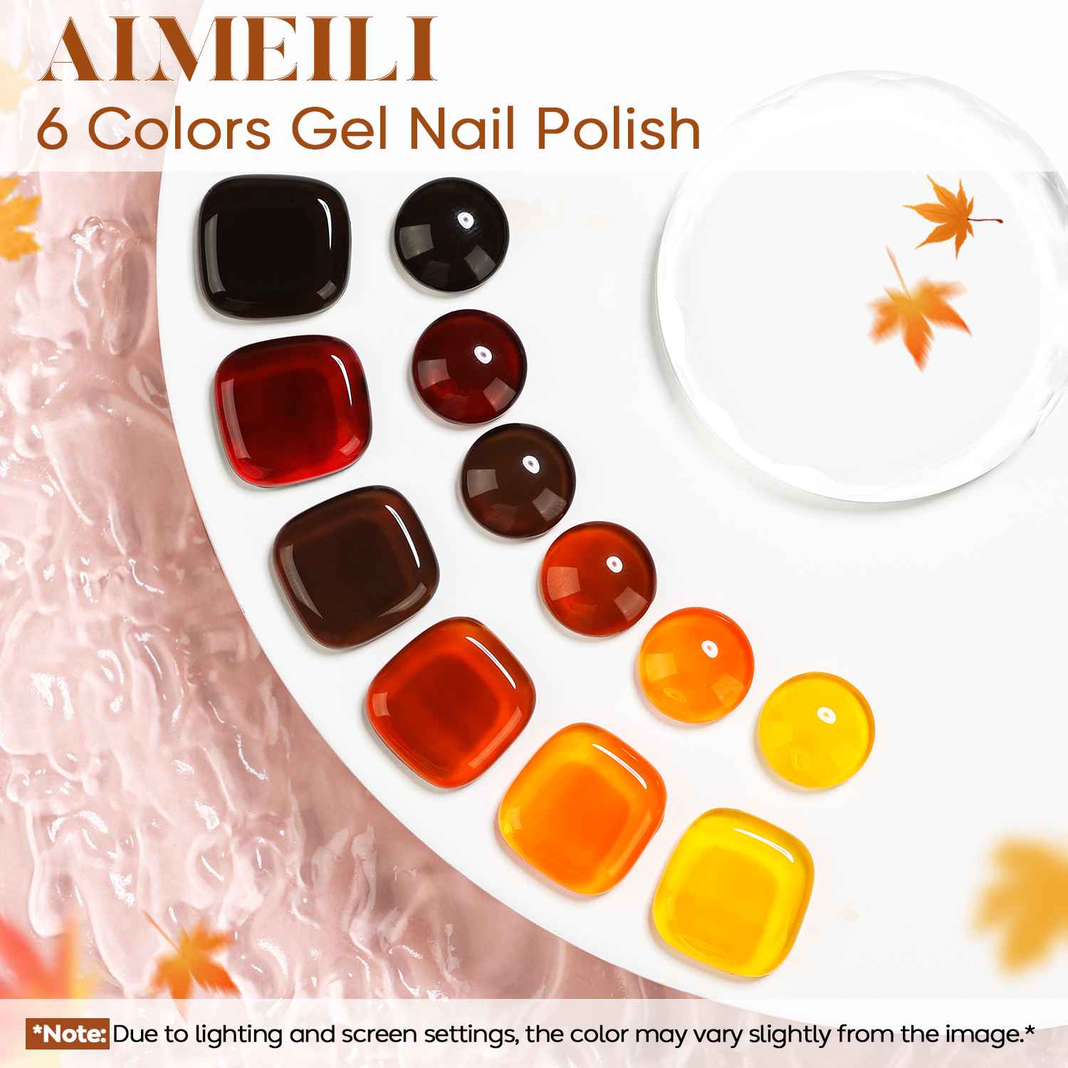 Aimeili jelly gel colors shades for fall