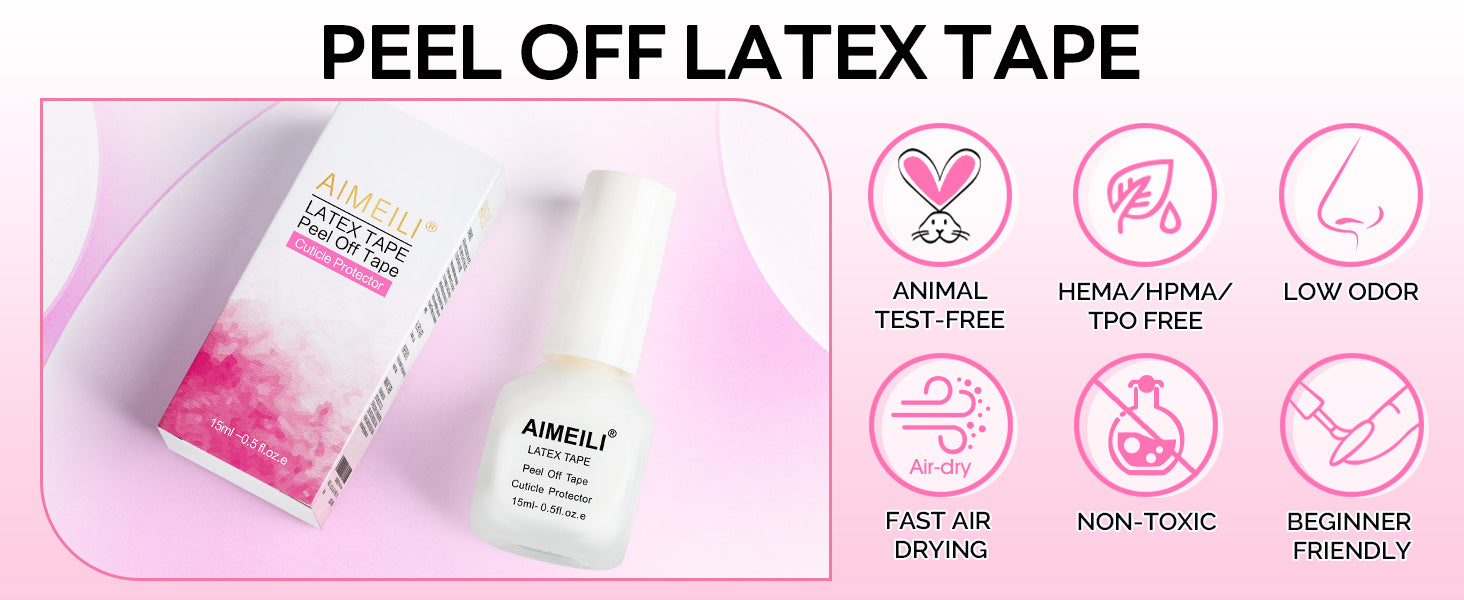 peel off latex for nails