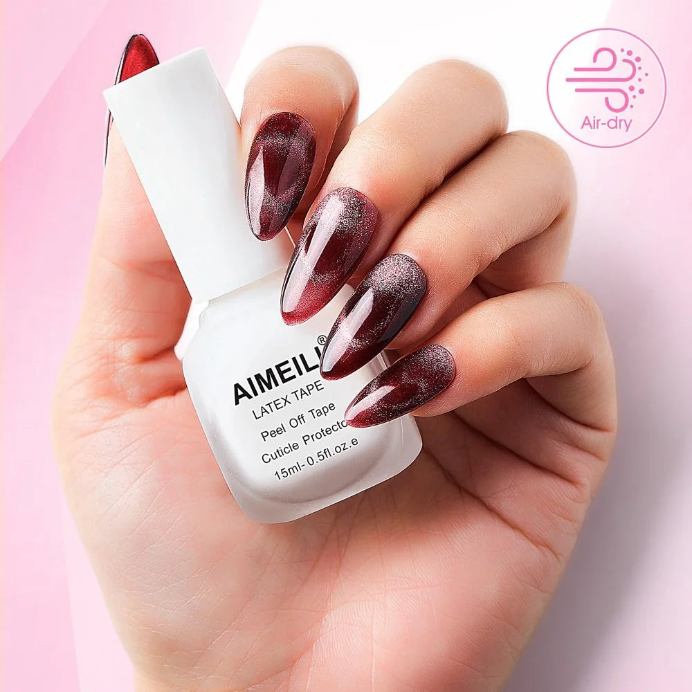 latex tape nails