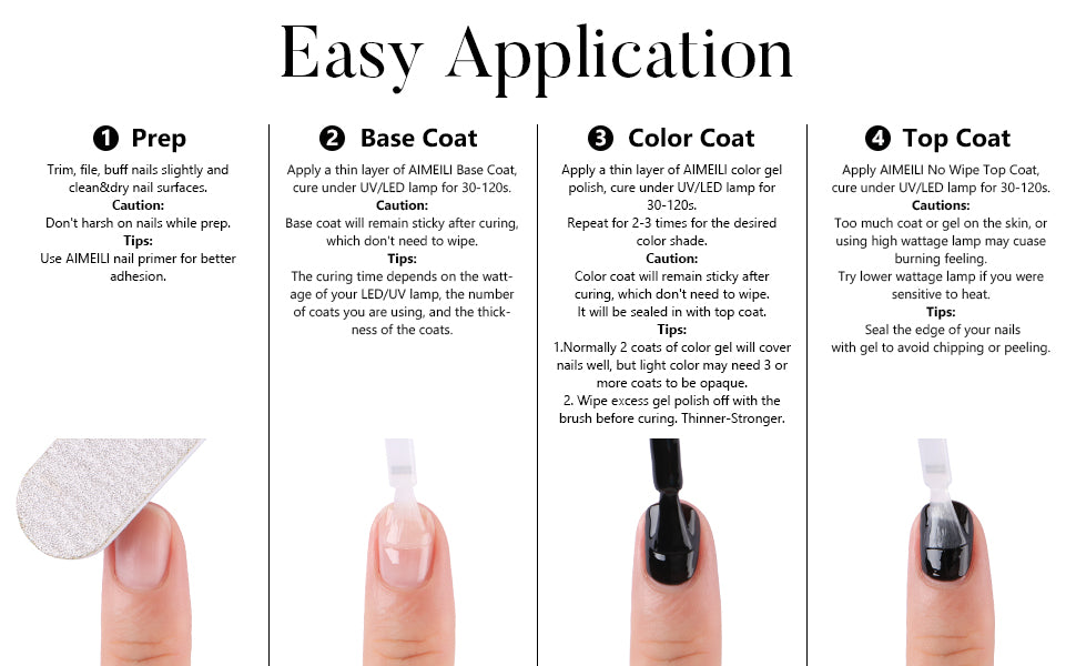 how to use the black gel nail polish