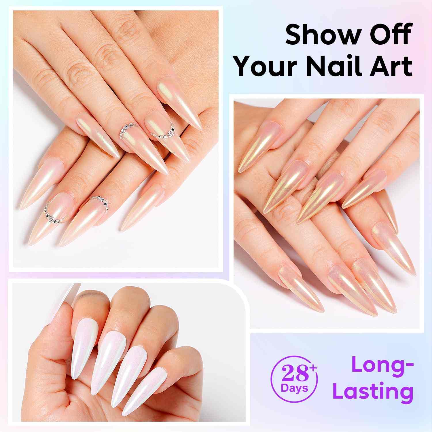 AIMEILI Pearl Chrome Nail Powder NCP002