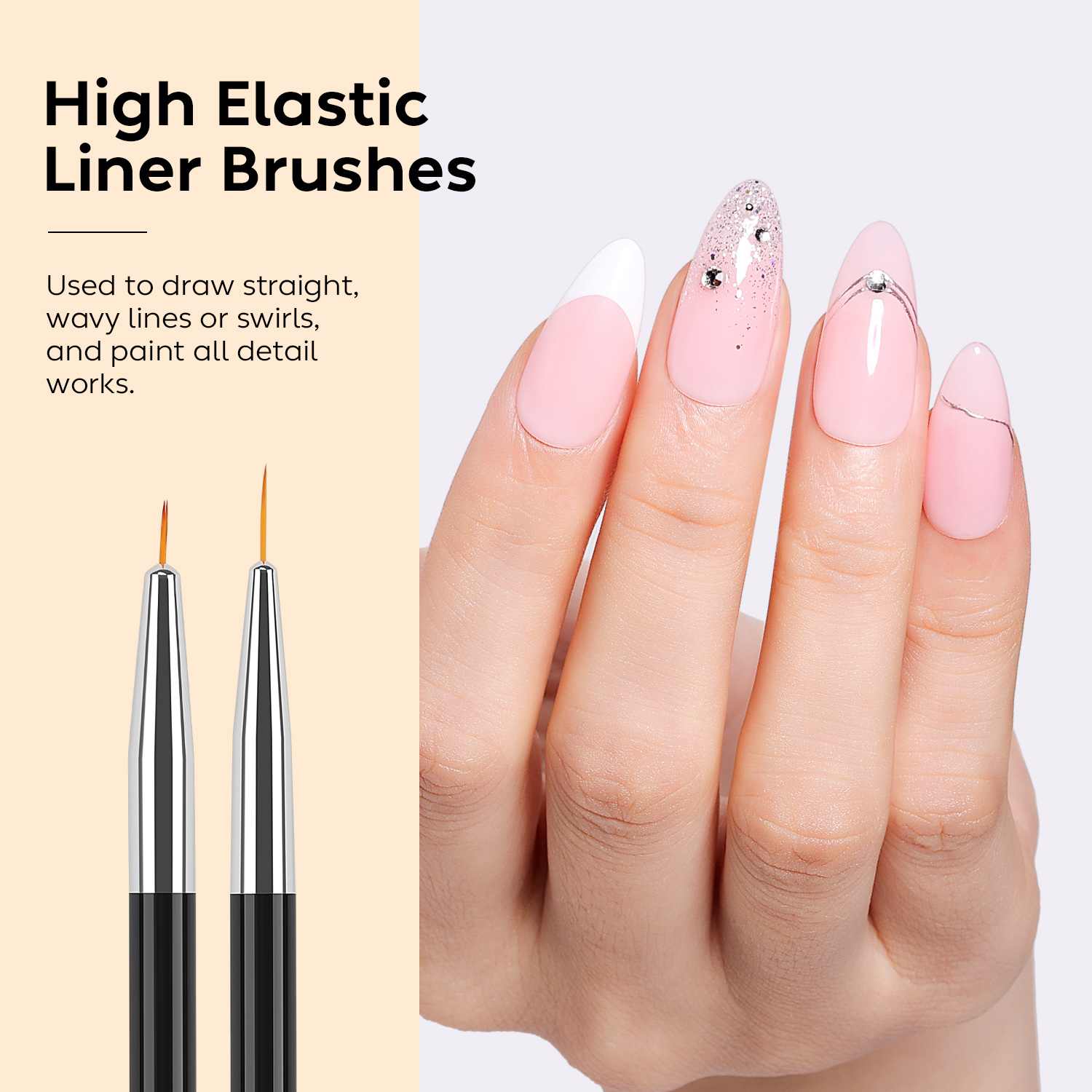 AIMEILI 6-Piece Nail Dotting Tools Set NRBR4