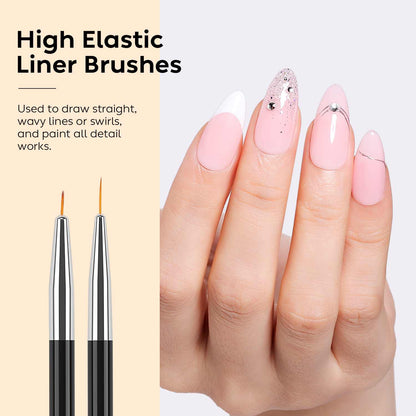 AIMEILI 6-Piece Nail Dotting Tools Set NRBR4