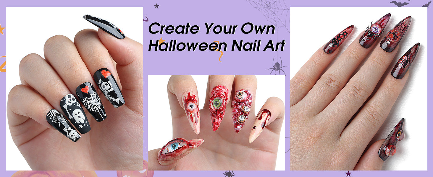 halloween nail art