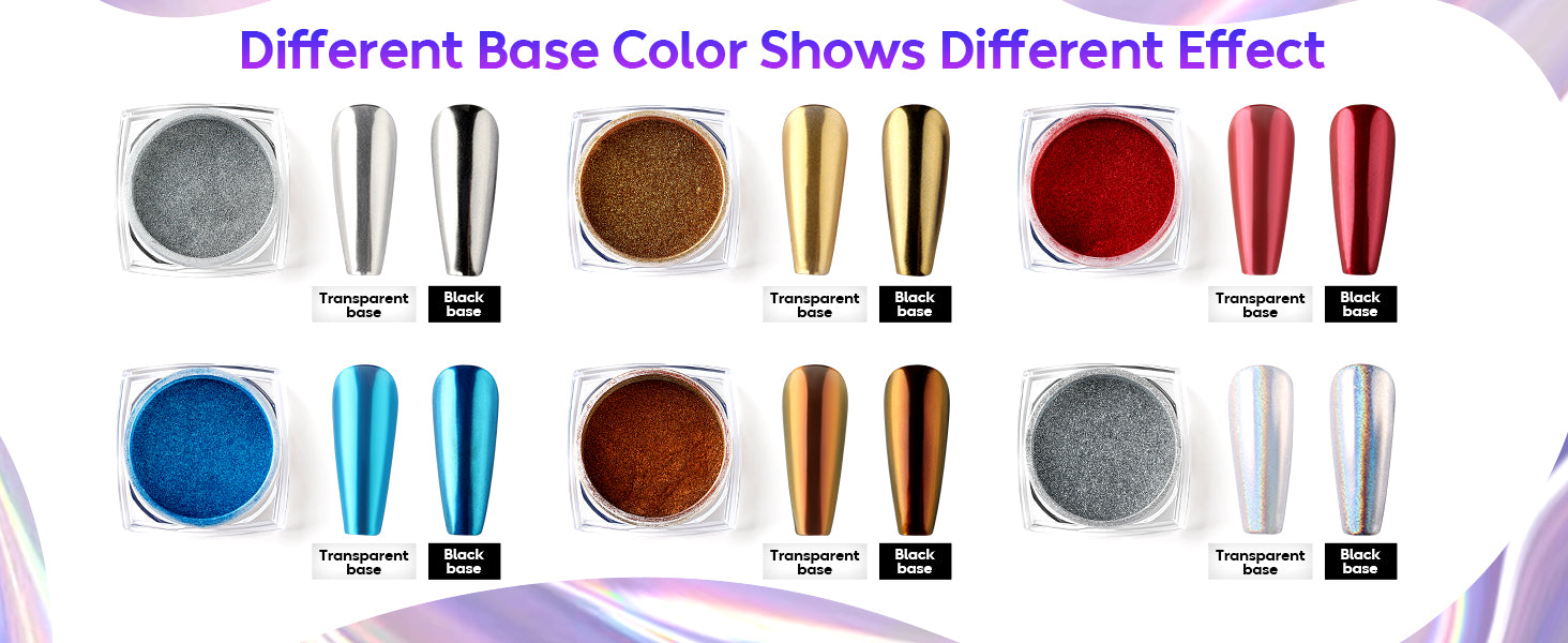 chrome powder for nails