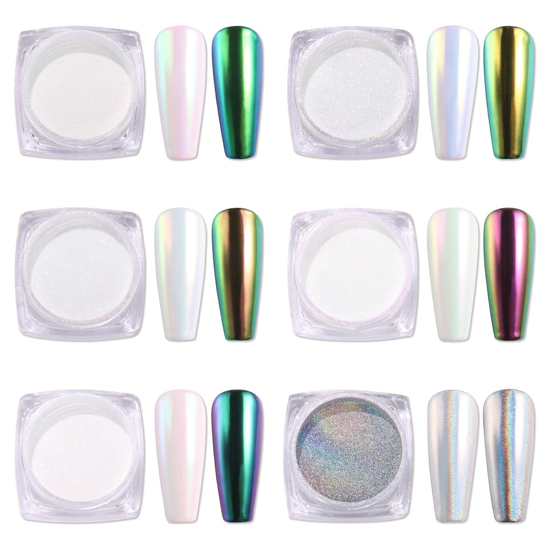 pearl chrome nail powder