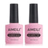 aimeili rubber base and no wipe top coat