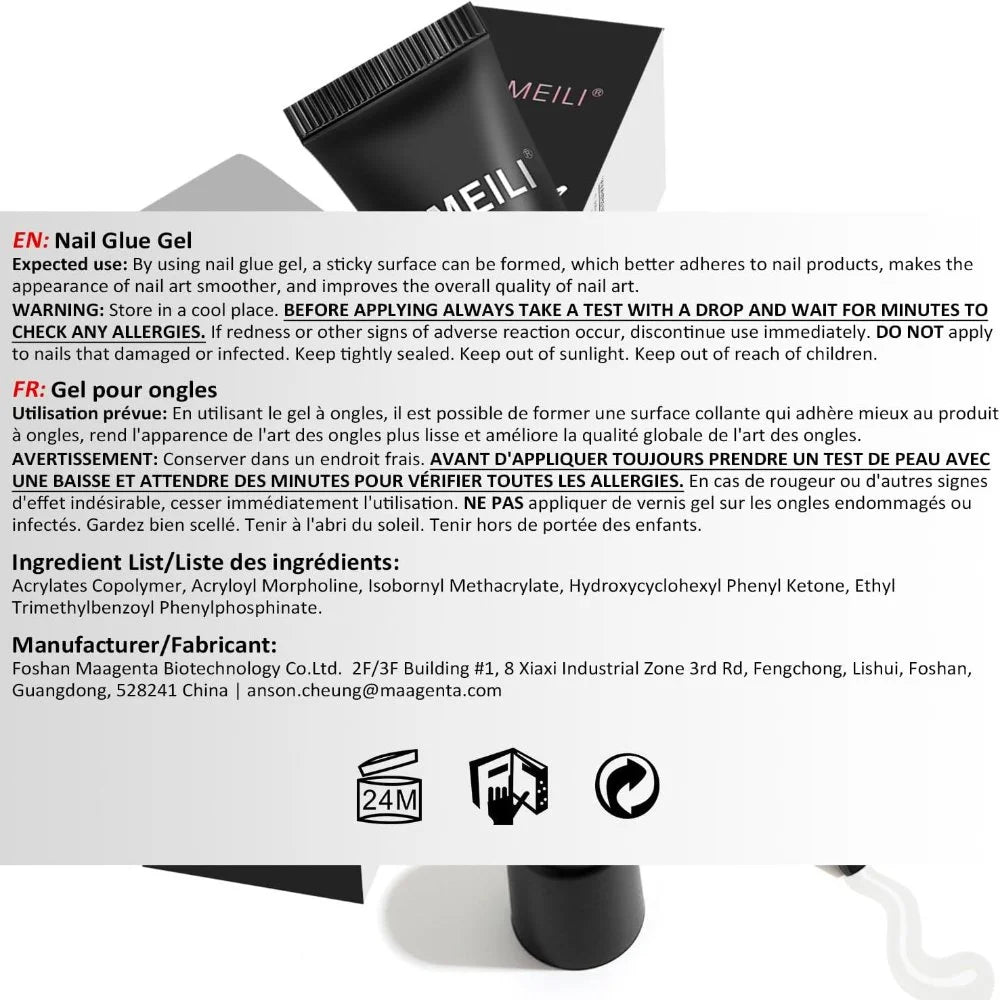 aimieli nail glue gel ingredient list
