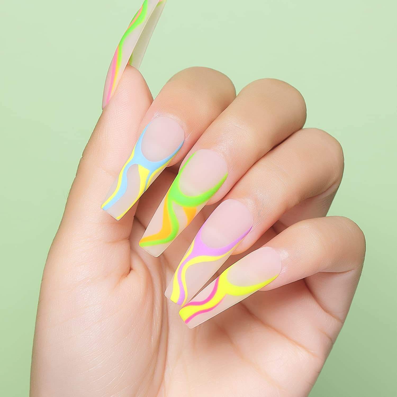 AIMEILI Gel Nail Polish Set – 12 Colours, 8ml | Spring &amp; Summer Neon | Set12-25_8ml