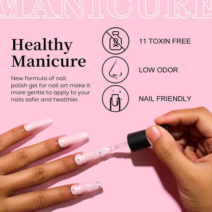 AIMEILI Gel Nail Polish Set – 12 Colours, 8ml | Summer Neon Collection | Set12-23_8ml