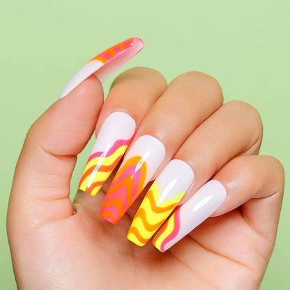 AIMEILI Gel Nail Polish Set – 12 Colours, 8ml | Spring &amp; Summer Neon | Set12-25_8ml