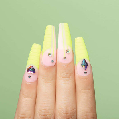 AIMEILI Gel Nail Polish Set – 12 Colours, 8ml | Bright Neon DIY Nail Art | Set12-26_8ml