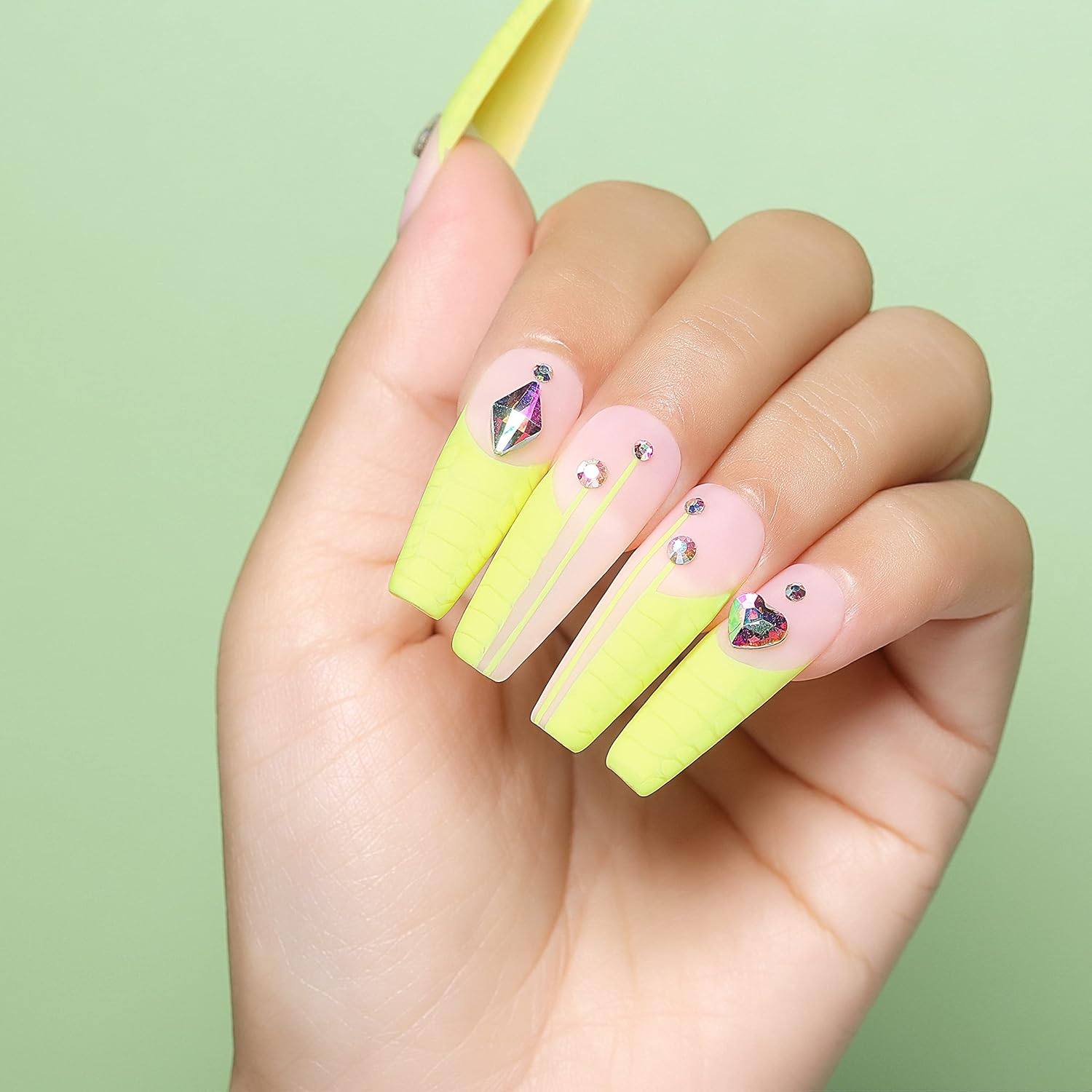 AIMEILI Gel Nail Polish Set – 12 Colours, 8ml | Bright Neon DIY Nail Art | Set12-26_8ml