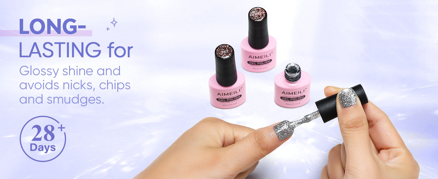 best glitter gel polish