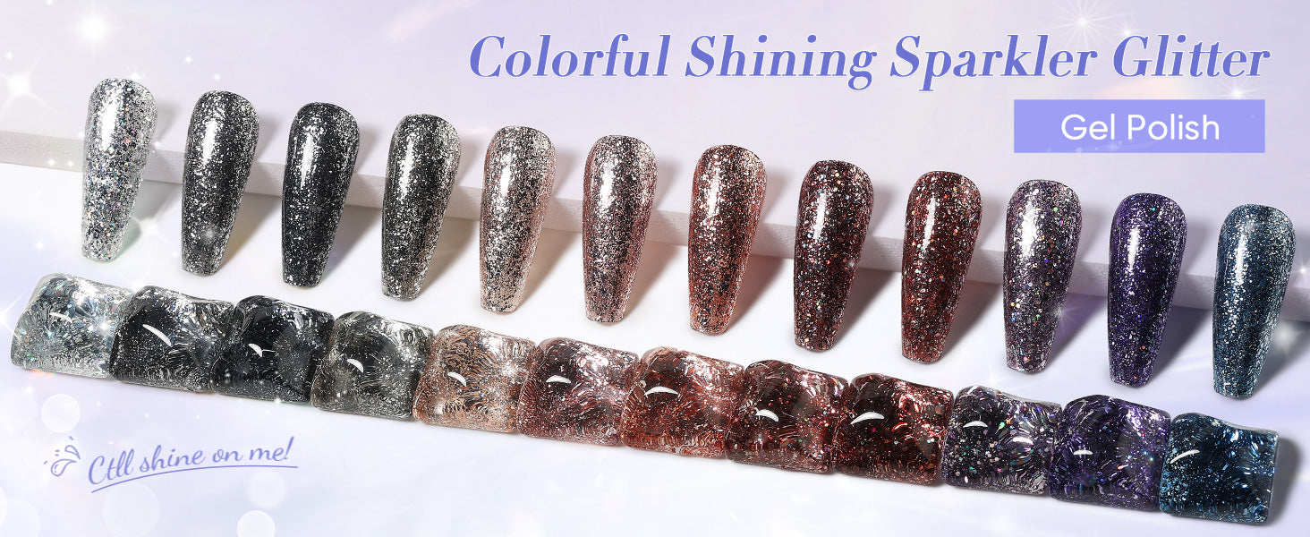 glitter for gel polish