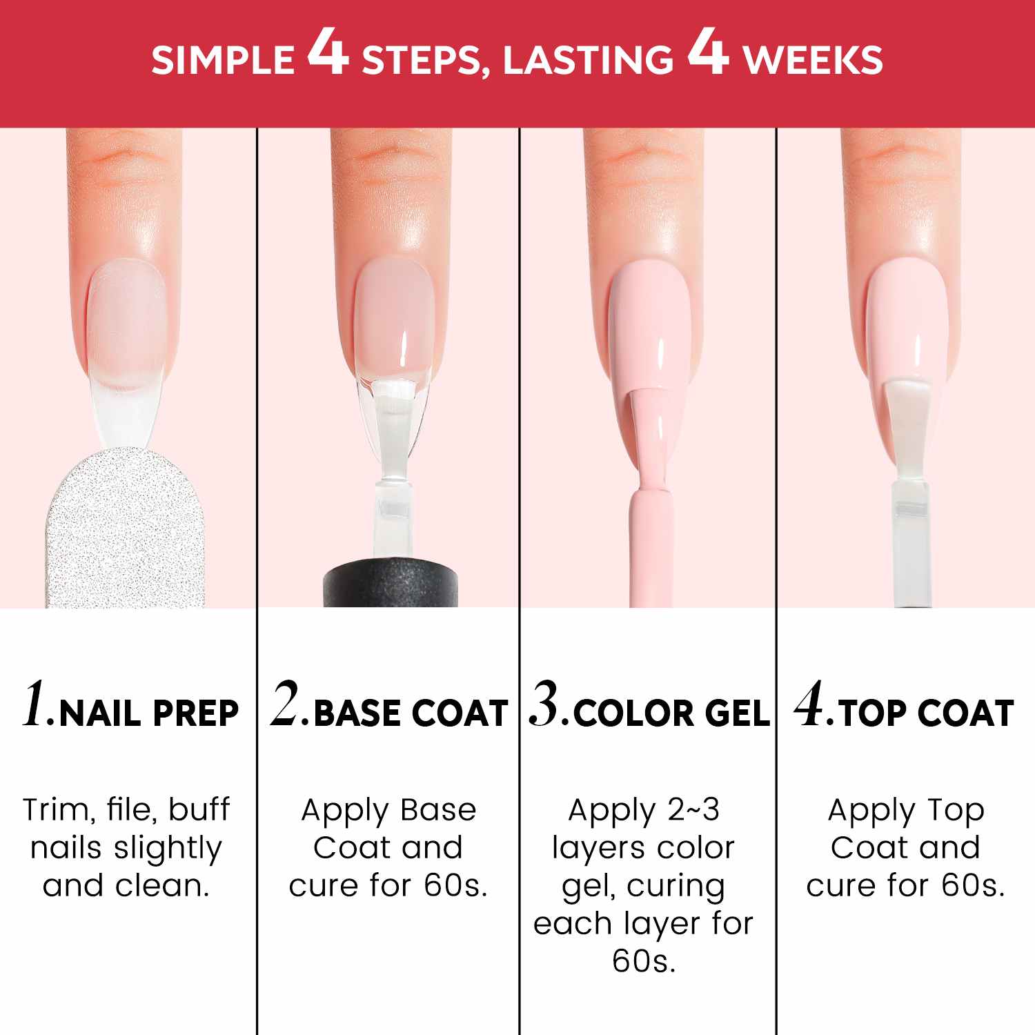 AIMEILI Colorful Gel Nail Polish Set | 12 Colors HEMA-Free Vegan | 5ML – Set 12-30