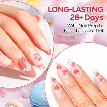 AIMEILI Colorful Gel Nail Polish Set | 12 Colors HEMA-Free Vegan | 5ML – Set 12-30